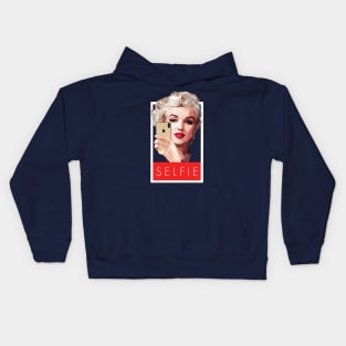 Marilyn Monroe Selfie Kids Hoodie